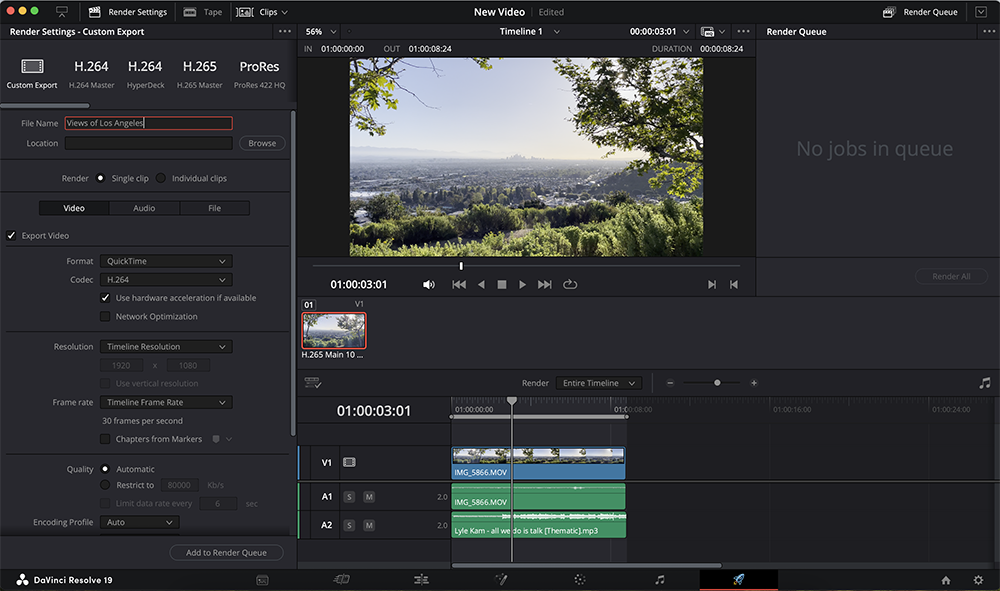 How to Add Music to DaVinci Resolve (Step-by-Step Guide) Add Music to DaVinci Resolve: Set Your Export Settings
