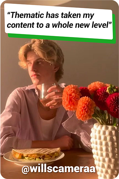 Wills Camera on Thematic - Testimonial Wills Camera on Thematic - Testimonial